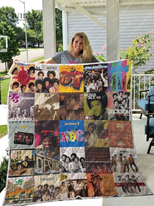 Buy The Jackson 5 Albums Quilt Blanket & Quilt Bedding Set For Fans Ver 25