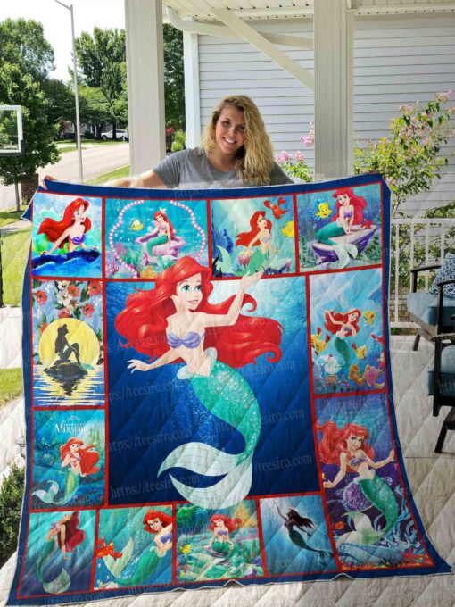 Buy The Little Mermaid Ariel Quilt Blanket & Quilt Bedding Set Great Customized Blanket Gifts For Birthday Christmas Thanksgiving