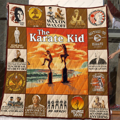 Buy The Karate Kid No Mercy Quilt Blanket & Quilt Bedding Set Great Customized Blanket Gifts For Birthday Christmas Thanksgiving