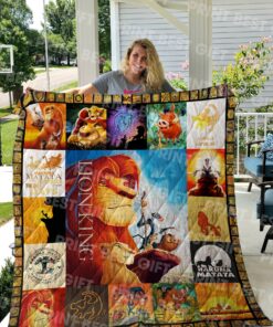 Buy The Lion King Poster Quilt Blanket & Quilt Bedding Set