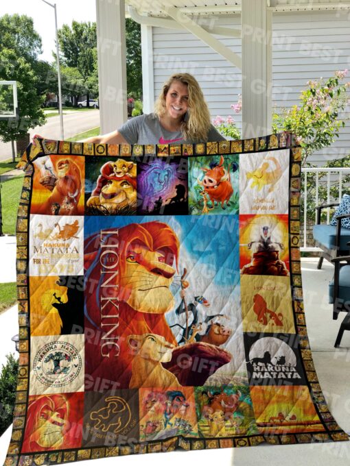 Buy The Lion King Poster Quilt Blanket & Quilt Bedding Set