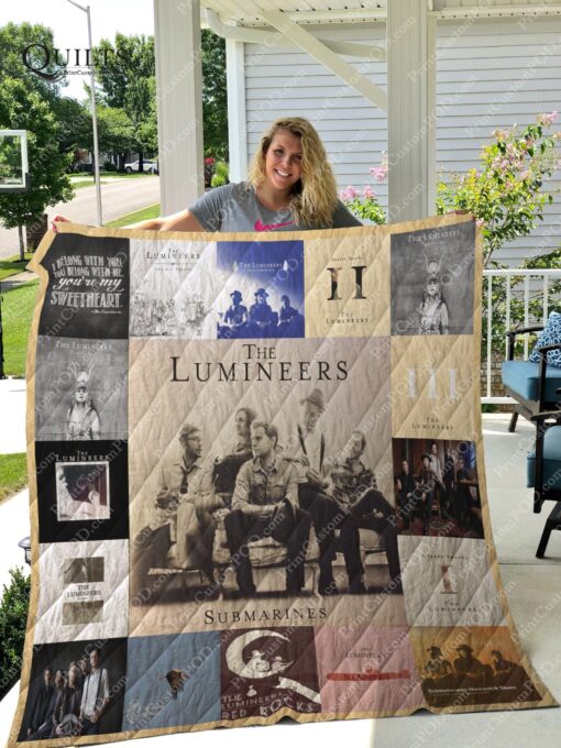 Buy The Lumineers Albums Quilt Blanket & Quilt Bedding Set For Fans Ver 17