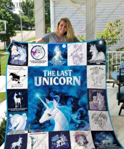 Buy The Last Unicorn Quilt Blanket & Quilt Bedding Set Great Customized Gifts For Birthday Christmas Thanksgiving Perfect Gifts For Unicorn Lover