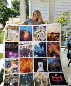 Buy The Moody Blues Albums Quilt Blanket & Quilt Bedding Set For Fans 2