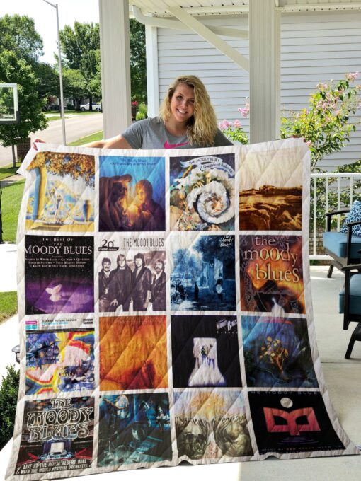 Buy The Moody Blues Albums Quilt Blanket & Quilt Bedding Set For Fans 2