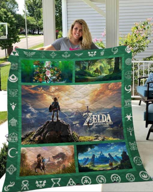 Buy The Legend Of Zelda Quilt Blanket & Quilt Bedding Set - Meteew