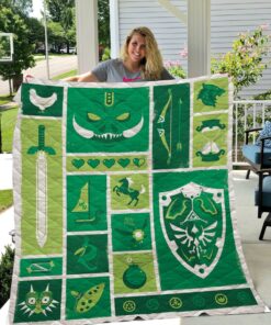 Buy The Legend Of Zelda Quilt Blanket & Quilt Bedding Set 04