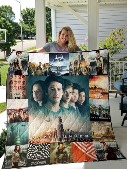 Buy The Maze Runner Quilt Blanket & Quilt Bedding Set 01