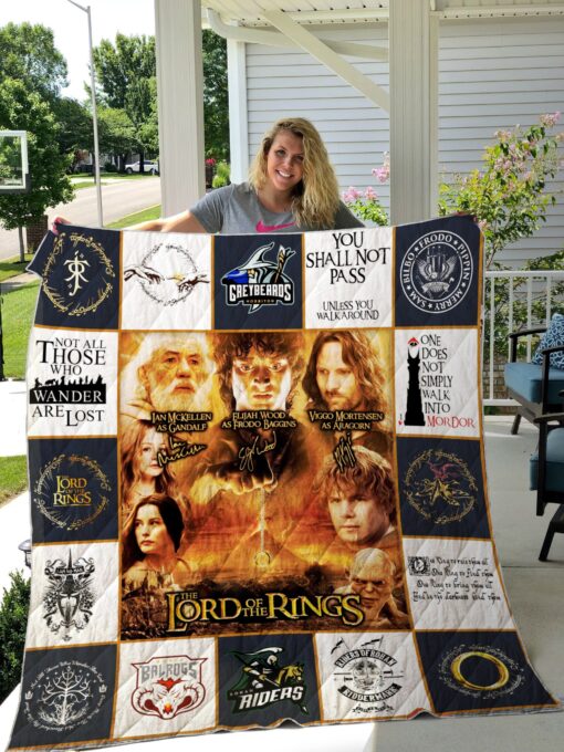 Buy The Lord Of The Rings Quilt Blanket & Quilt Bedding Set For Fans Ver 17-2