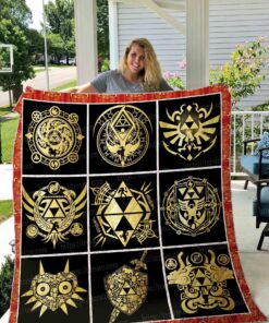 Buy The Legend Of Zelda Quilt Blanket & Quilt Bedding Set 01