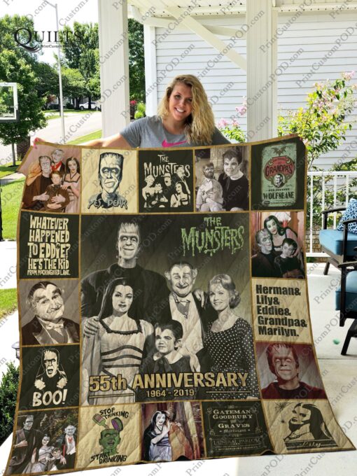 Buy The Munsters Quilt Blanket & Quilt Bedding Set Ver 2