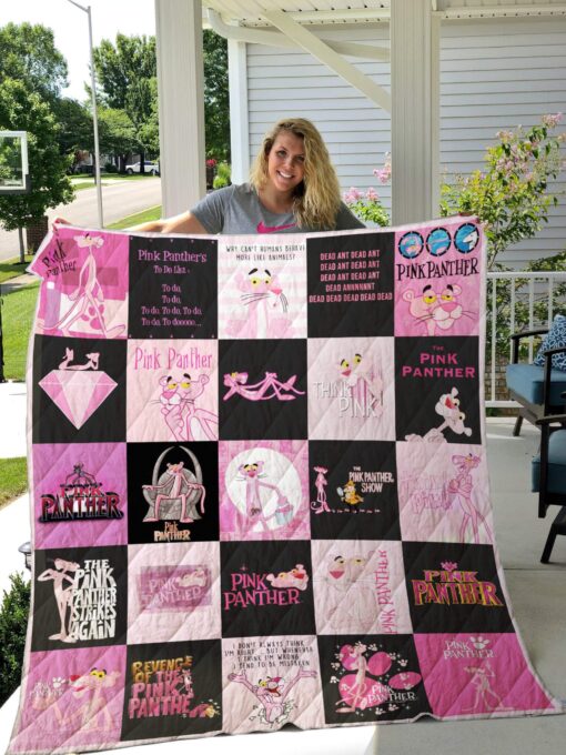 Buy The Pink Panther Quilt Blanket & Quilt Bedding Set For Fans Ver25