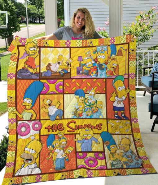 Buy The Simpsons Family Quilt Blanket & Quilt Bedding Set For Birthday Christmas 3D