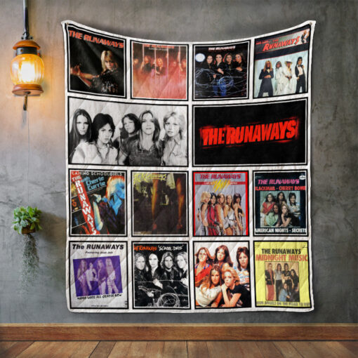 Buy The Runaways Album Covers Quilt Blanket & Quilt Bedding Set