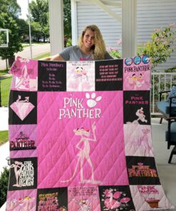 Buy The Pink Panther Quilt Blanket & Quilt Bedding Set For Fans Ver 17