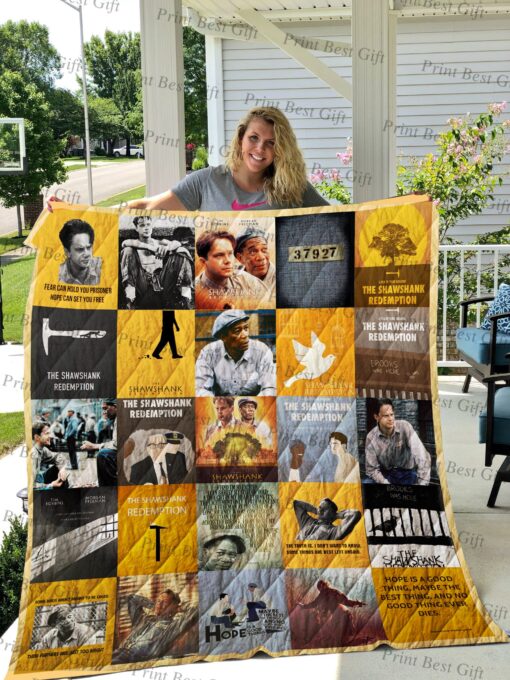 Buy The Shawshank Redemption Poster Quilt Blanket & Quilt Bedding Set Ver 2