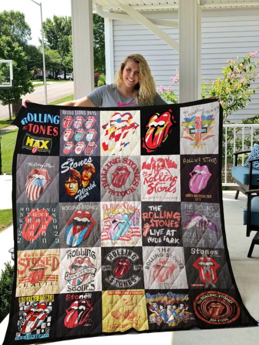 Buy The Rolling Stone Tour Shirt Quilt Blanket & Quilt Bedding Set