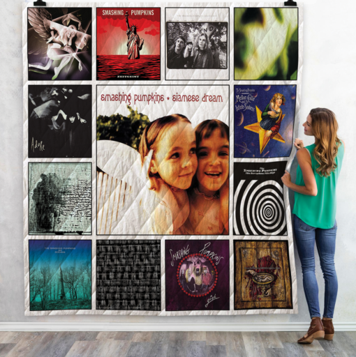 Buy The Smashing Pumpkins Quilt Blanket & Quilt Bedding Set 02