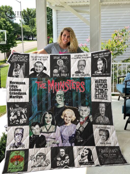 Buy The Munsters Quilt Blanket & Quilt Bedding Set For Fans Ver 17-2