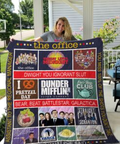 Buy The Office Quilt Blanket & Quilt Bedding Set - Meteew