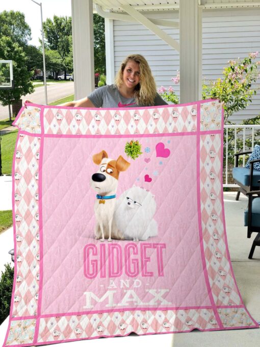 Buy The Secret Life Of Pets  Gidget And Max Quilt Blanket & Quilt Bedding Set