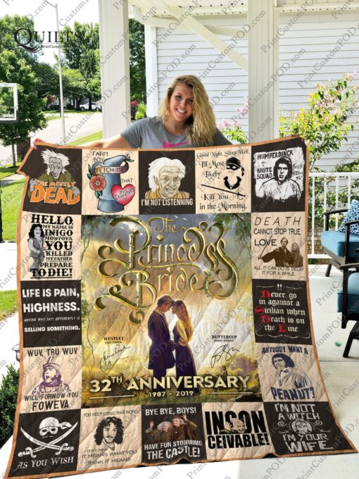 Buy The Princess Bride 32Th Anniversary Quilt Blanket & Quilt Bedding Set For Fans Ver 17