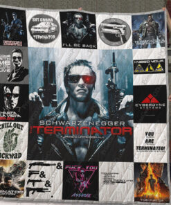 Buy The Terminator T-Shirt Quilt Blanket & Quilt Bedding Set For Fans