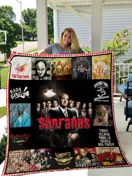 Buy The Sopranos Poster Quilt Blanket & Quilt Bedding Set