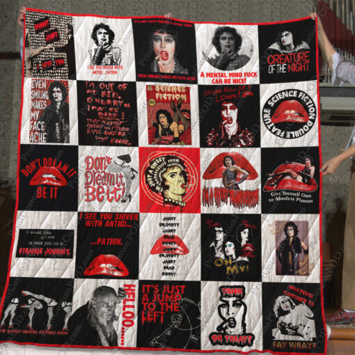 Buy The Rocky Horror Picture Show T-Shirt Quilt Blanket & Quilt Bedding Set For Fans