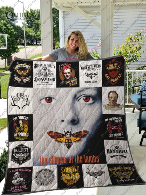 Buy The Silence Of The Lambs T-Shirt Quilt Blanket & Quilt Bedding Set