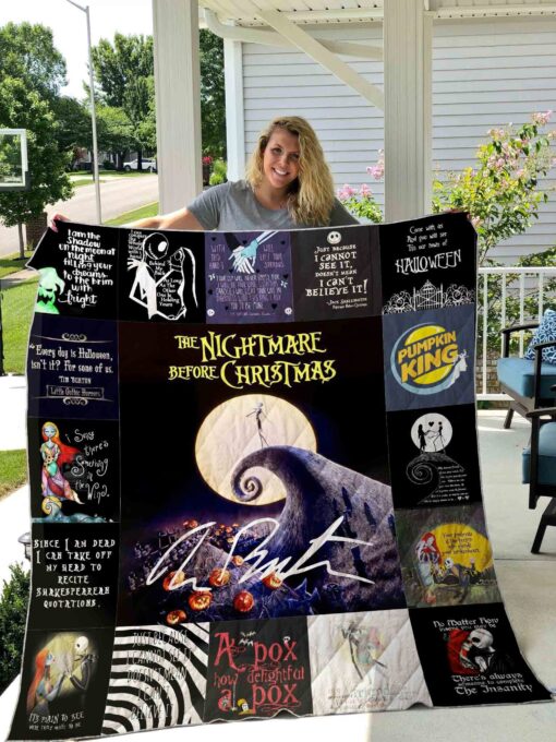 Buy The Nightmare Before Christmas Quilt Blanket & Quilt Bedding Set 01 - Meteew