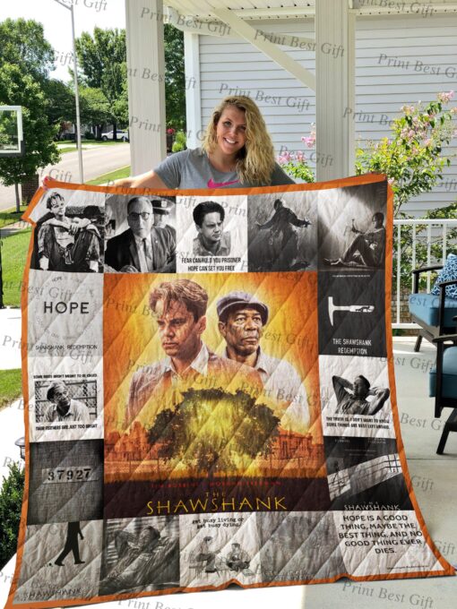 Buy The Shawshank Redemption Poster Quilt Blanket & Quilt Bedding Set