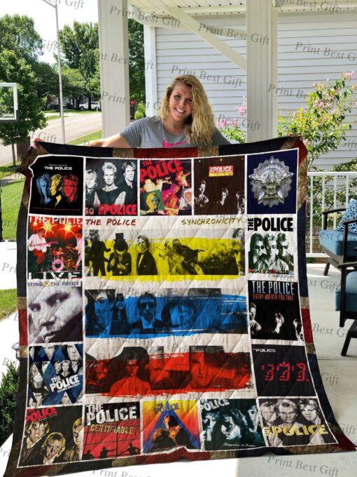 Buy The Police Albums Cover Poster Quilt Blanket & Quilt Bedding Set Ver 2