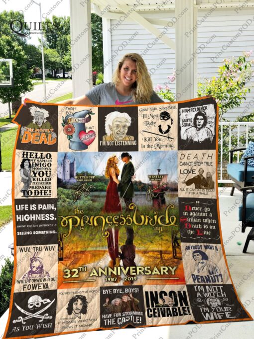 Buy The Princess Bride Movie 32Th Anniversary Quilt Blanket & Quilt Bedding Set For Fans Ver 17