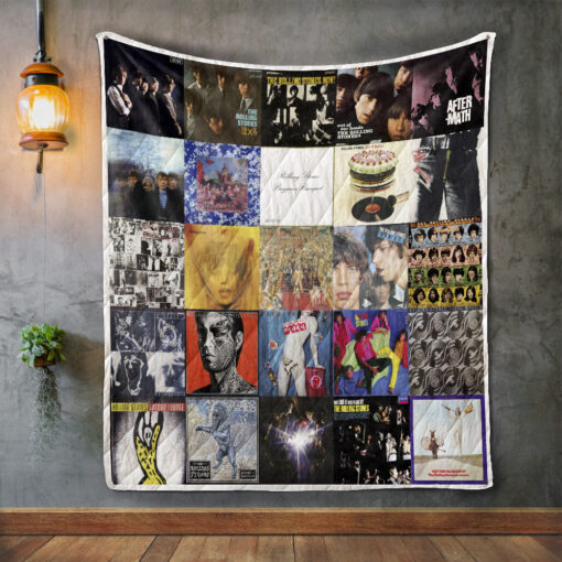 Buy The Rolling Stones Style 2 Quilt Blanket & Quilt Bedding Set