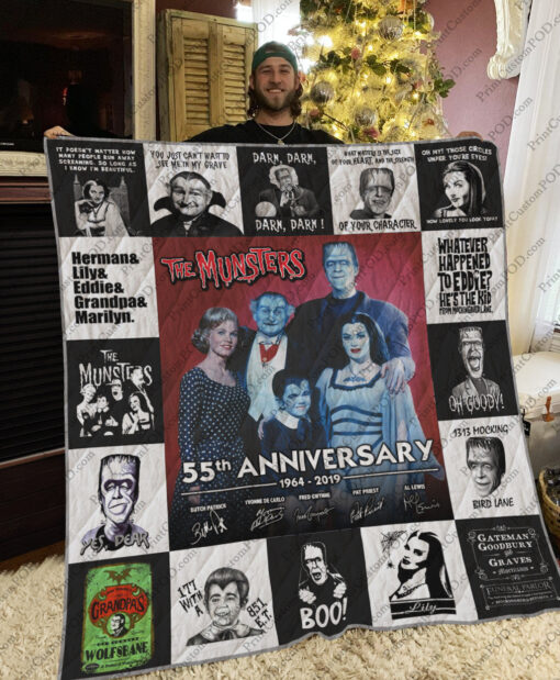 Buy The Munsters Quilt Blanket & Quilt Bedding Set For Fans Ver 17-1