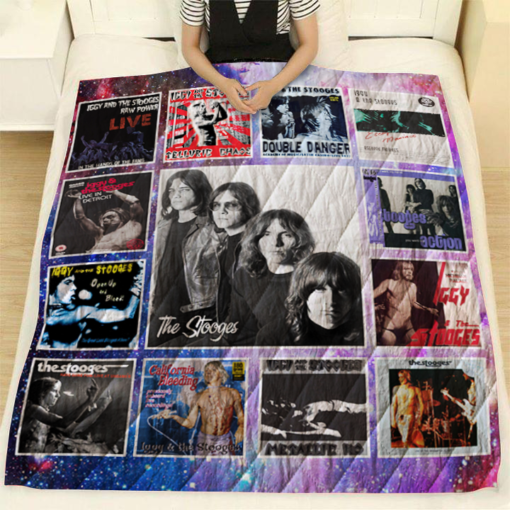 Buy The Stooges Live Albums Quilt Blanket & Quilt Bedding Set