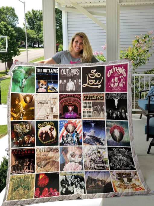 Buy The Outlaws Albums Cover Poster Quilt Blanket & Quilt Bedding Set Ver 2