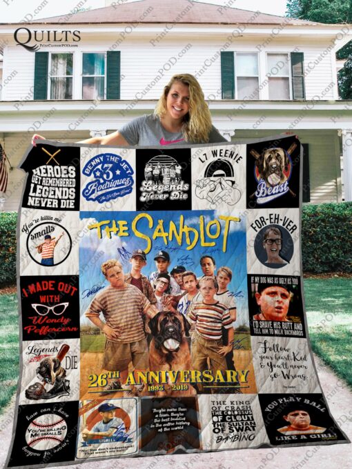 Buy The Sandlot 26Th Anniversary Quilt Blanket & Quilt Bedding Set For Fans Ver 17