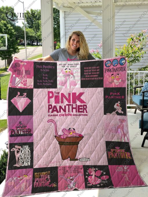 Buy The Pink Panther Quilt Blanket & Quilt Bedding Set For Fans