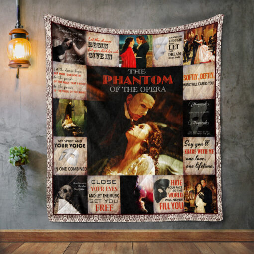 Buy The Phantom Of The Opera Quilt Blanket & Quilt Bedding Set