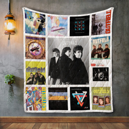 Buy The Outfield Album Covers Quilt Blanket & Quilt Bedding Set