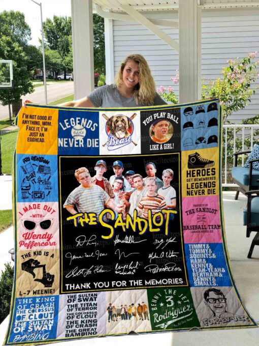 Buy The Sandlot Signed Quilt Blanket & Quilt Bedding Set 01