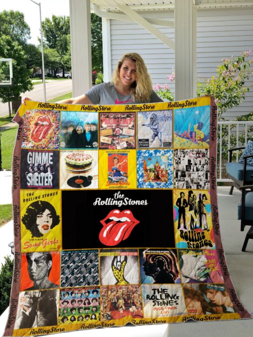 Buy The Rolling Stones 02 Quilt Blanket & Quilt Bedding Set