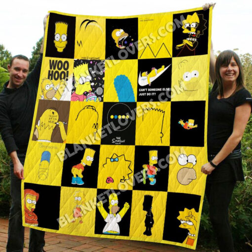 Buy The Simpsons Quilt Blanket & Quilt Bedding Set For Fans