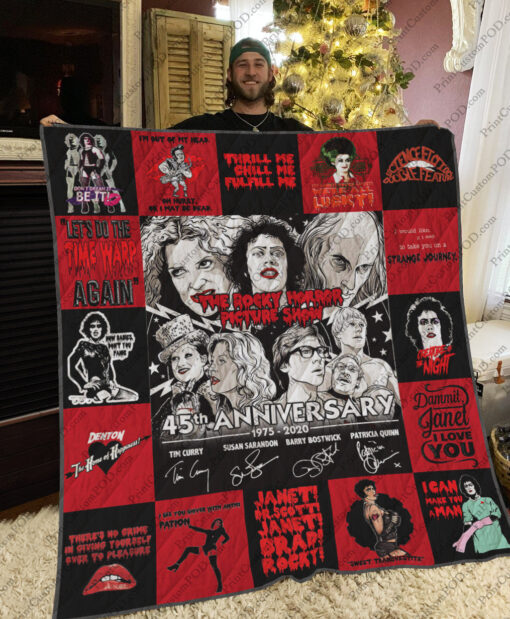 Buy The Rocky Horror Picture Show Quilt Blanket & Quilt Bedding Set For Fans Ver 17-1