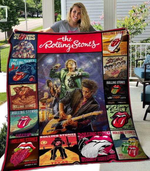 Buy The Rolling Stone 1 Quilt Blanket & Quilt Bedding Set