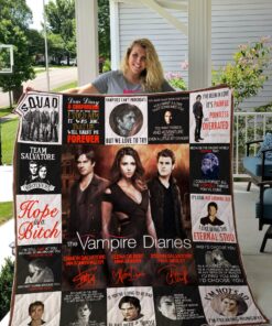 Buy The Vampires Diaries T-Shirt Quilt Blanket & Quilt Bedding Set