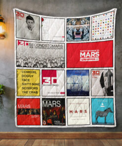 Buy Thirty Seconds To Mars Album Covers Quilt Blanket & Quilt Bedding Set