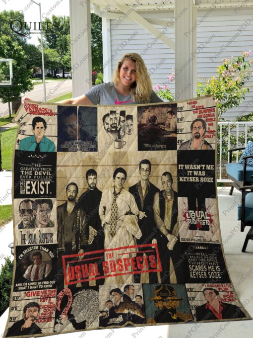 Buy The Usual Suspects Quilt Blanket & Quilt Bedding Set For Fans